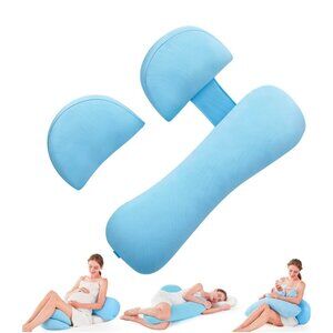 Napz Adjustable Maternity Pillow For Pregnant Women  15° Slope Design  Soft Wash